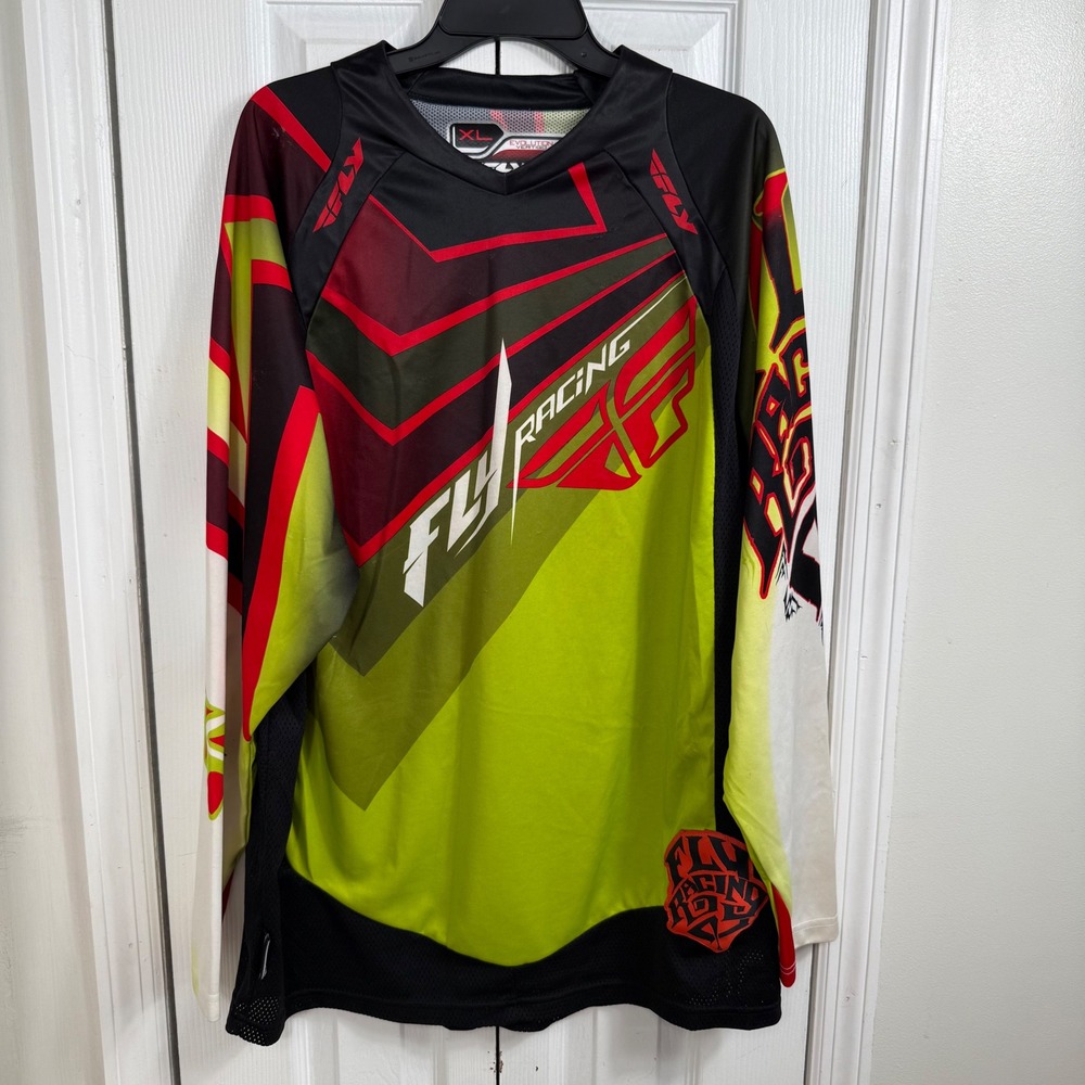 Fly Racing Evolution Vertigo Motocross Jersey Mens XL MX Dirt Bike MTB Long Slee